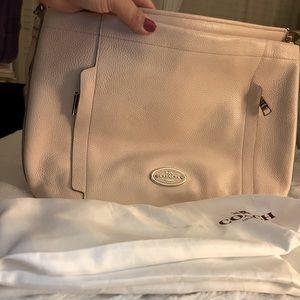 Coach bag, medium size , rose color.